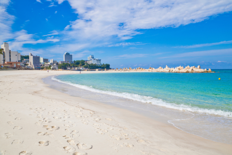 Shirahama Beach in Wakayama Prefecture, Kansai, Japan