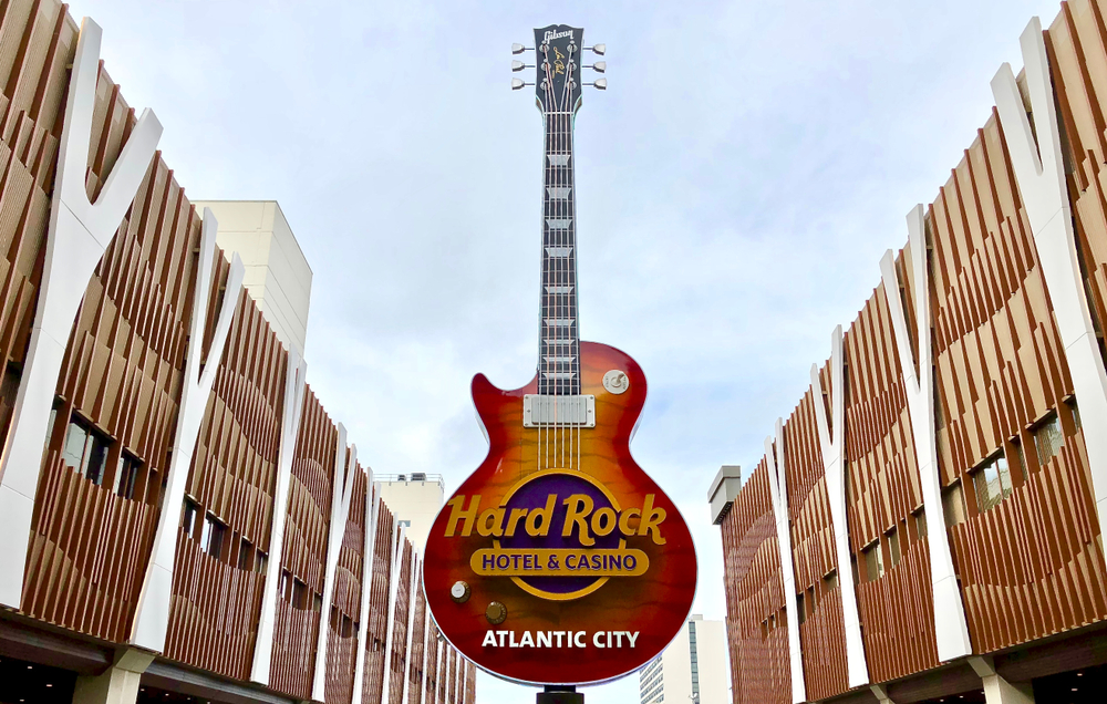 Hard Rock Hotel & Casino Altantic City signage