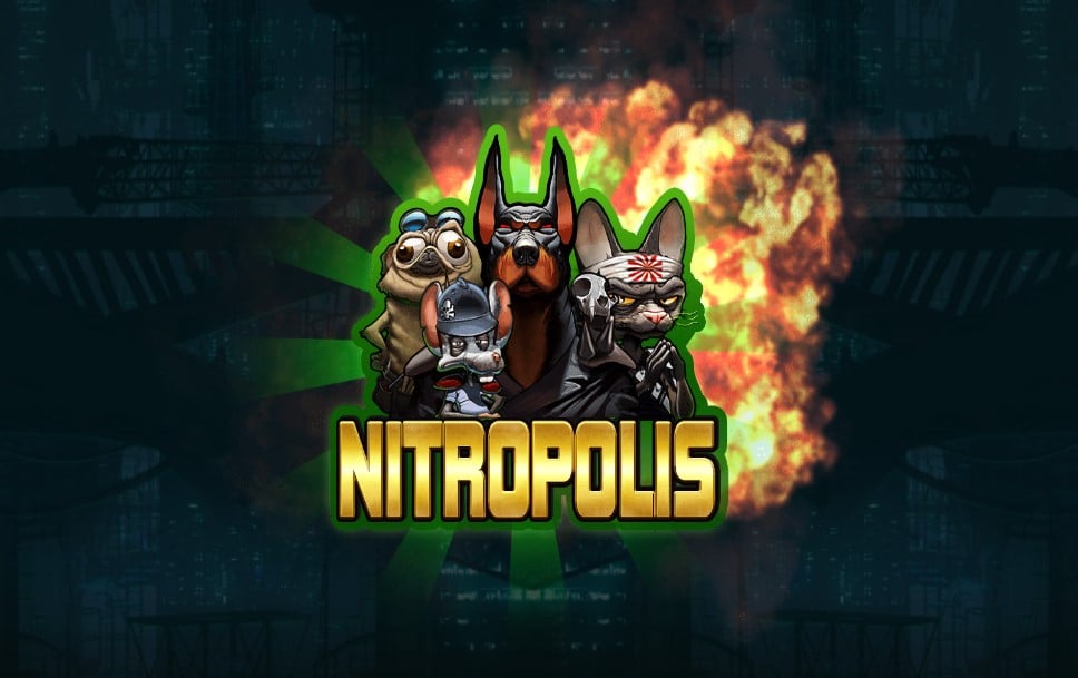 Nitropolis slot loading screen by ELK Studios