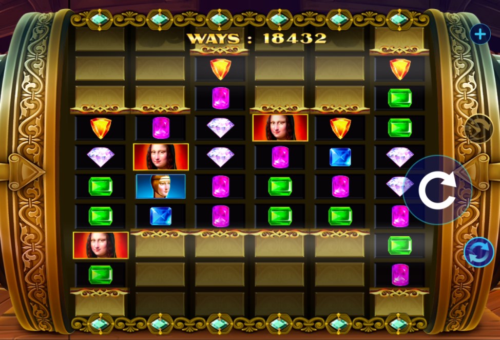 Da Vinci Creations slot reels by High 5 Games