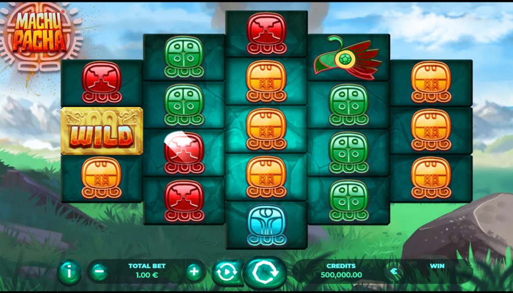 Machu Pacha online slot reels by Gaming1